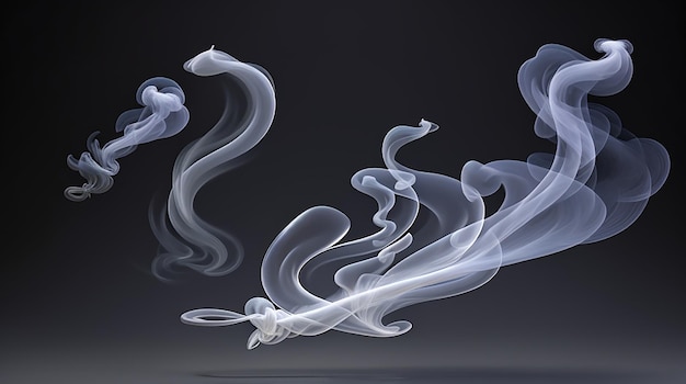 Smoke effects on transparent background