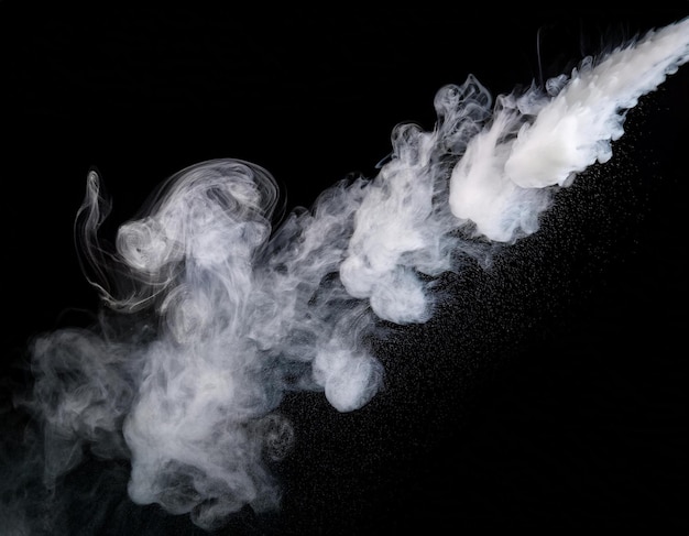 Photo smoke of electronic cigarette