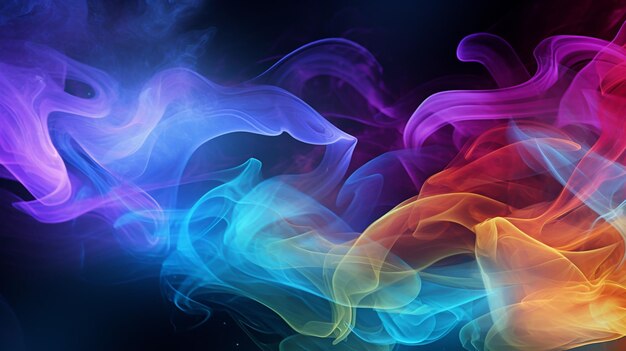 Smoke gradient color abstract background