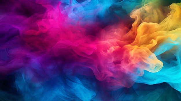 Smoke gradient color abstract background