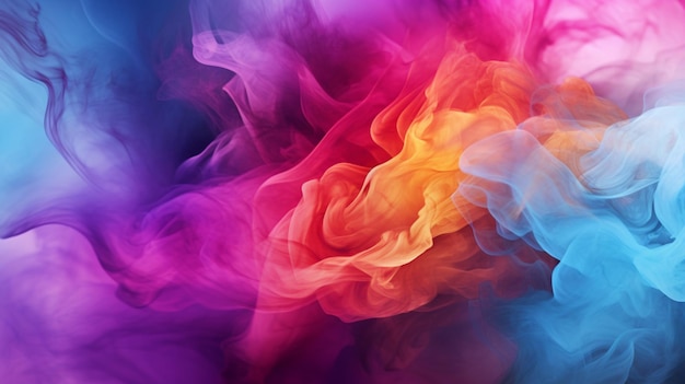 Smoke gradient color abstract background