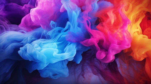 Smoke gradient color abstract background