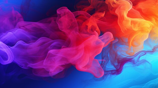 Smoke gradient color abstract background