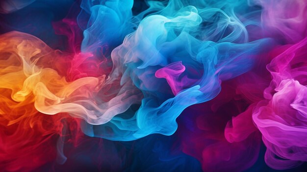 Smoke gradient colors abstract background