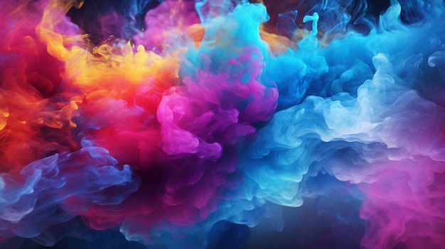 Smoke gradient colors abstract background