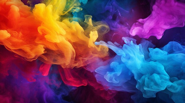 Smoke gradient colors abstract background