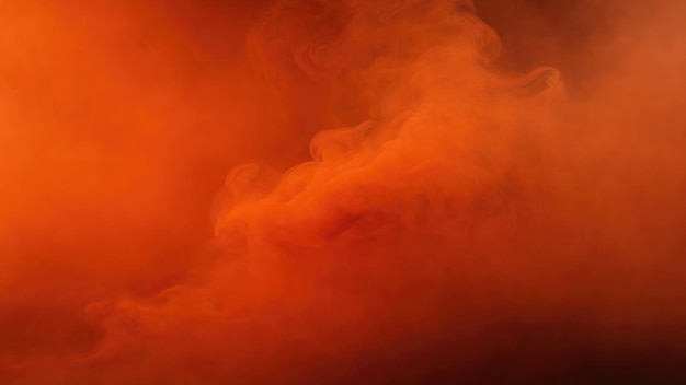 Smoke Orange dark fog mist background smoke cloud field dust Background