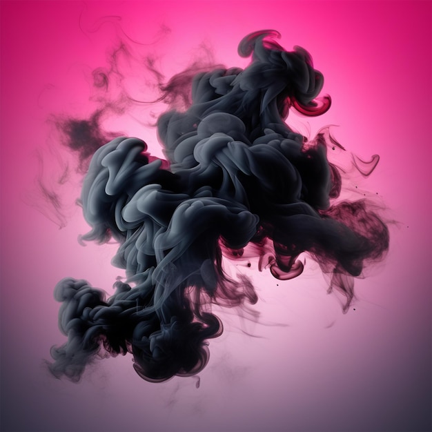 smoke spread on black background