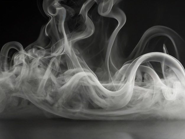 Photo smoke or steam wave from hot food