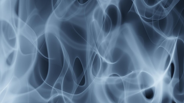 Smoke style geometric shape grey color abstract background 3d rendering