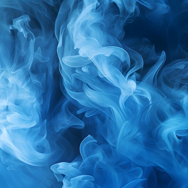 Smoke texture abstract blue smoke background