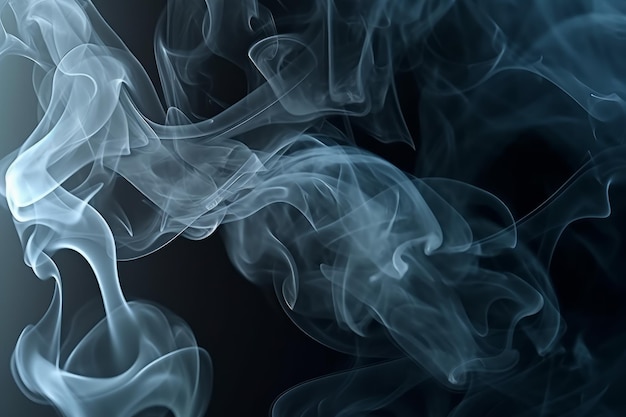 Smoke wall background Generate Ai