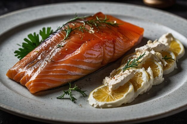 Smoked trout with horseradish