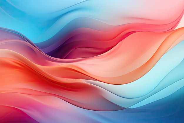 Smooth and blurry colorful gradient mesh background