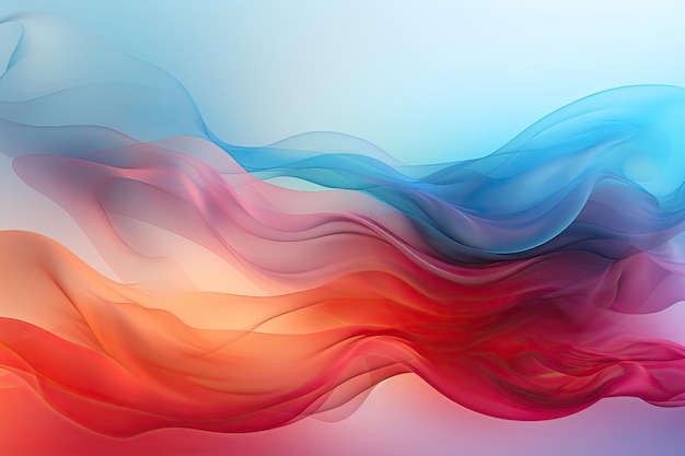 Smooth and blurry colorful gradient mesh background