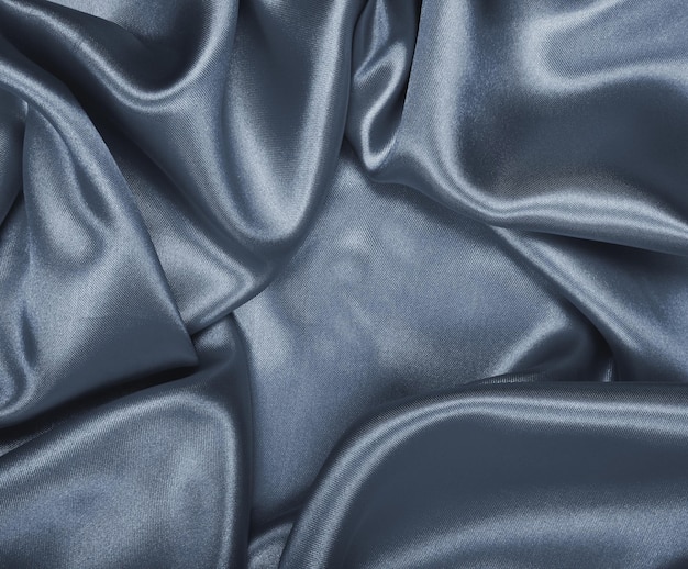 Smooth elegant grey silk or satin as background