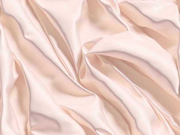 Smooth elegant luxury silk satin fabric in pink color for backgrounds Ai generative art