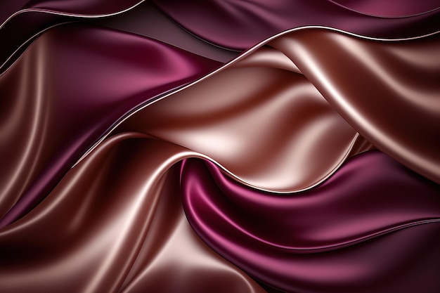 Photo smooth elegant silk textile abstract background ai generative