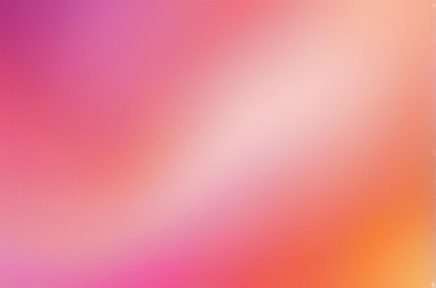 Smooth Gradient from Bright Orange to Soft Pink with Central Glow Effect