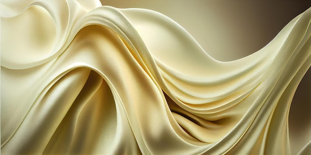 Smooth wave of silk cloth fabric abstract background