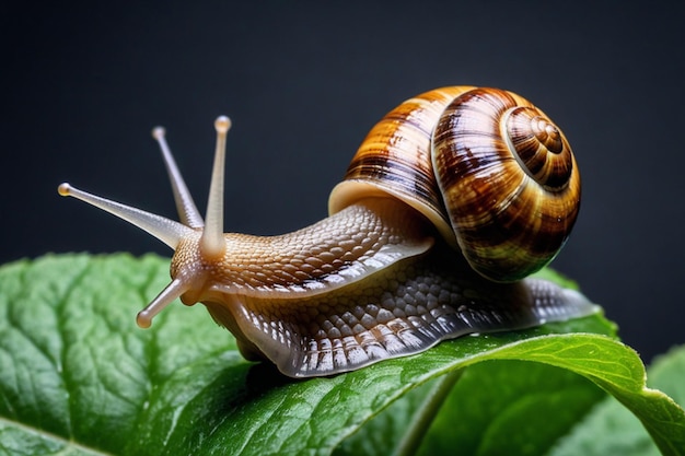 snail closeup