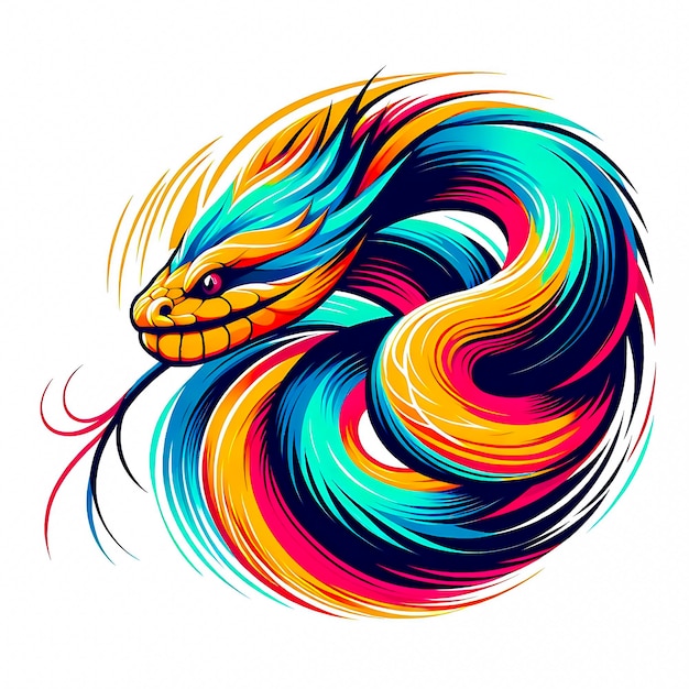 snake art illustration