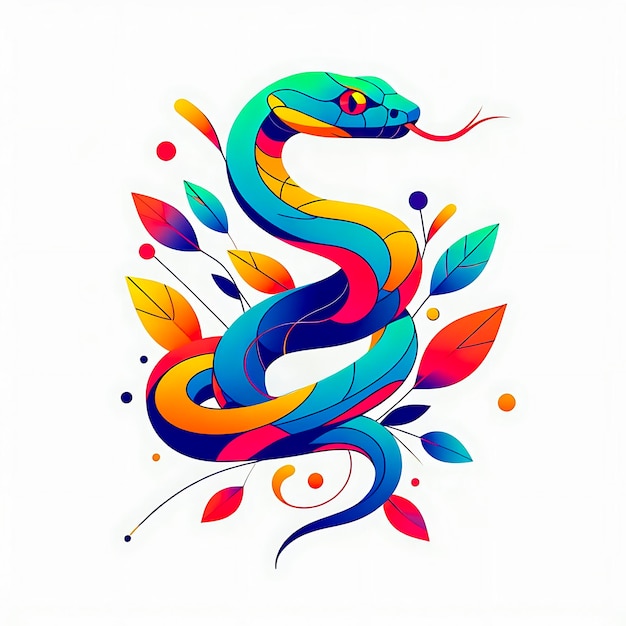 snake art illustration