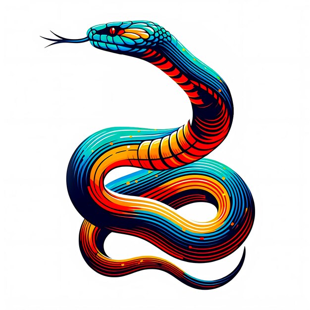 snake art illustration