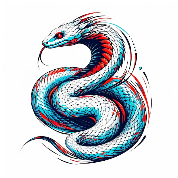 snake art illustration