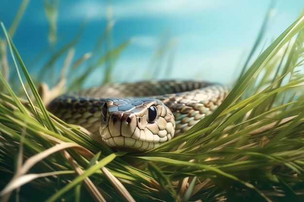 Snake in the grass wallpapers and images wallpapers