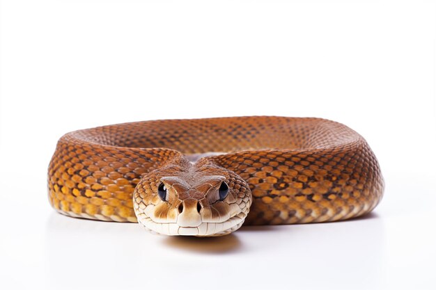 Snake over isolated white background Animal