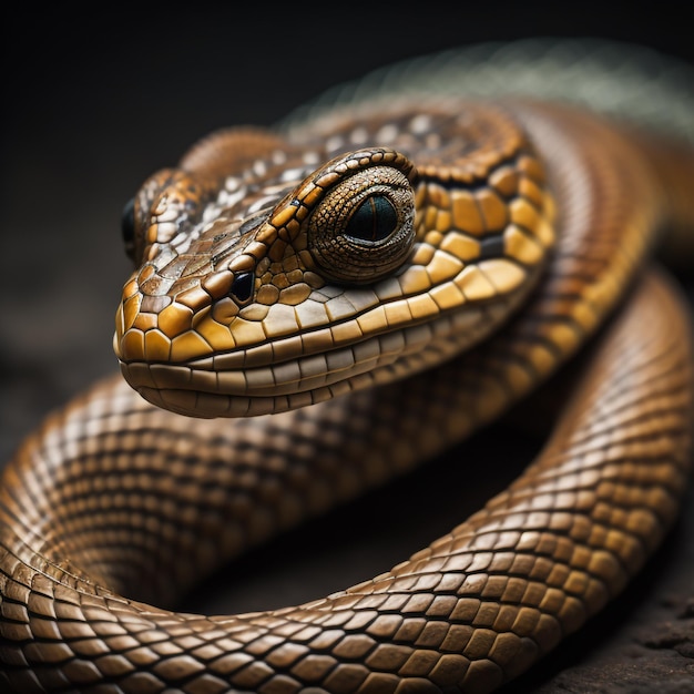 snake portrait