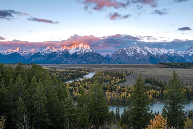 Photo snake river overlook