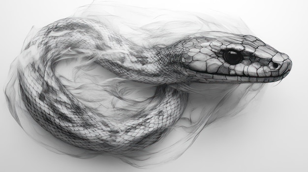 Snake in Smoke