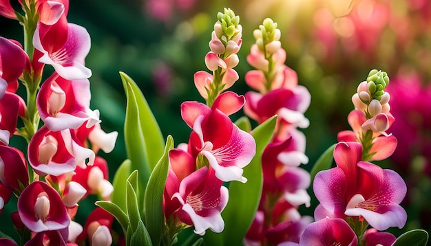 Snapdragon and Garden Flowers