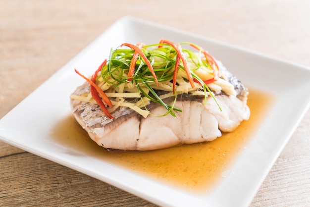 snapper fish steamed with soy sauce