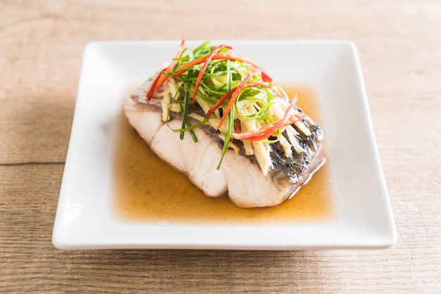 snapper fish steamed with soy sauce