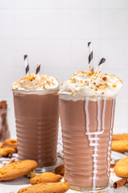 Snickerdoodle milkshake or smoothie