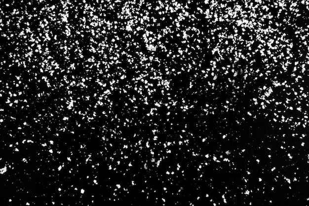 Snow flakes on dark background