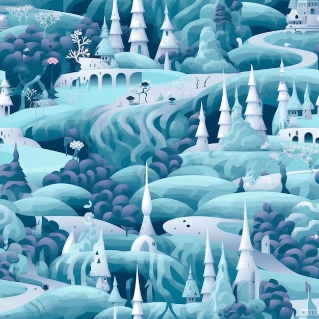 the snow forest