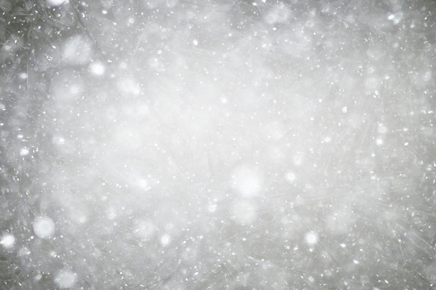 snow ice soft white background, blurred winter wallpaper blank