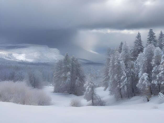 snow landscape