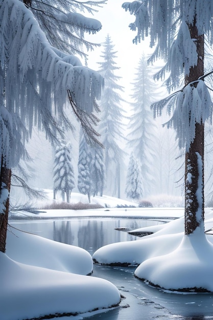 Snow landscape