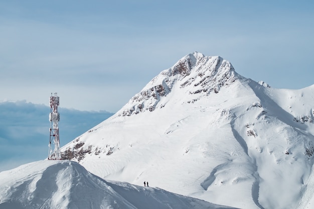 Snow mountains of Krasnaya Polyana