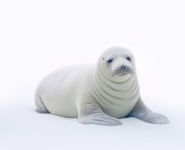 snow seal isolated