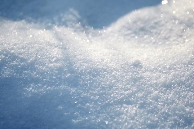 Snow surface. Winter blurred background