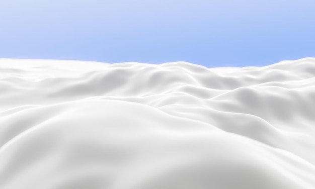 Snow terrain White cold environment