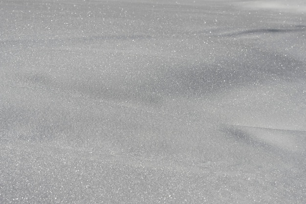 Snow texture from Dolomites mountains