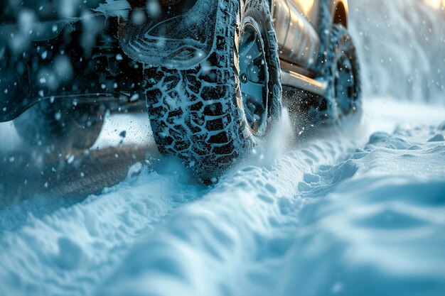 SnowChains_CarTires_DeepSnowAction