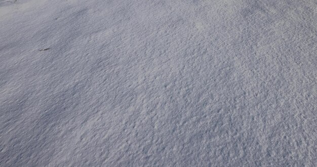 snowdrifts after a snowfall in winter